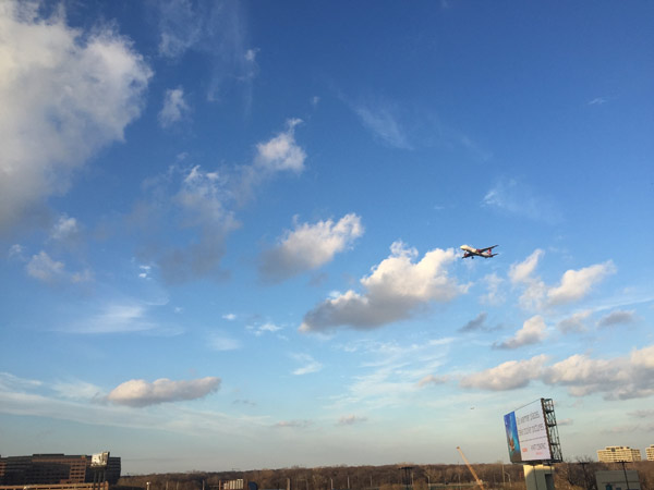 zbor cu avionul