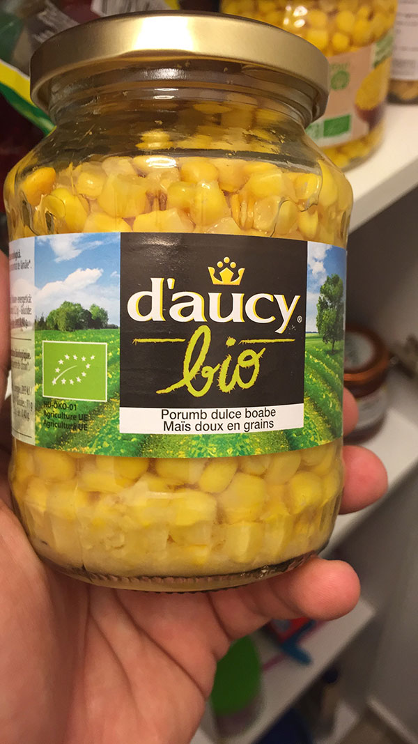 Porumb dulce bio, D'Aucy