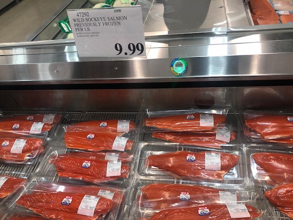 wild caught salmon