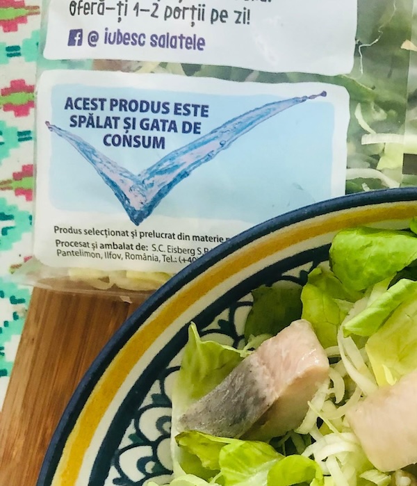 salate gata spălate